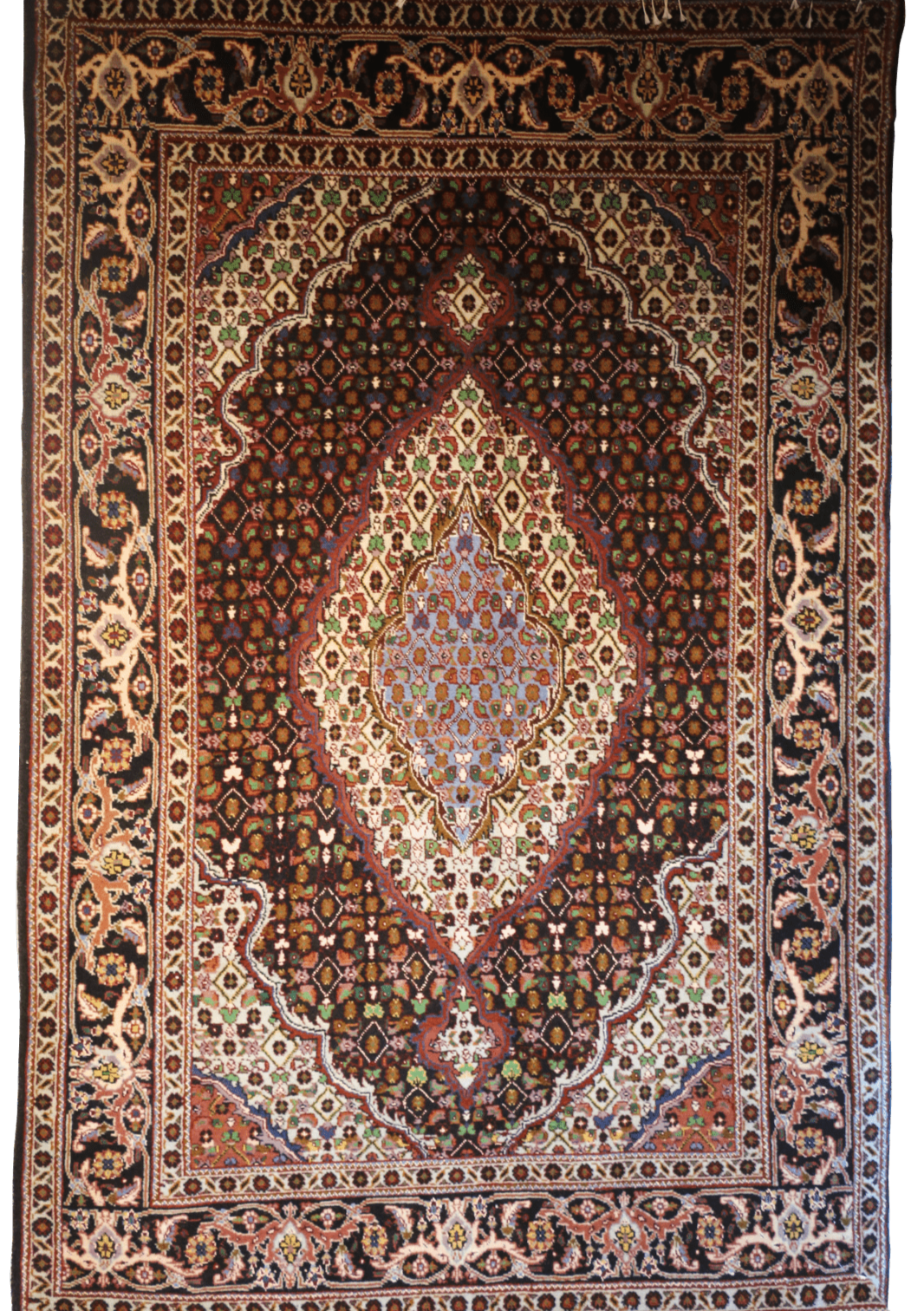 Tabriz Bahaar Wool & Silk Handmade Persian Rug 5 x 3 Feet