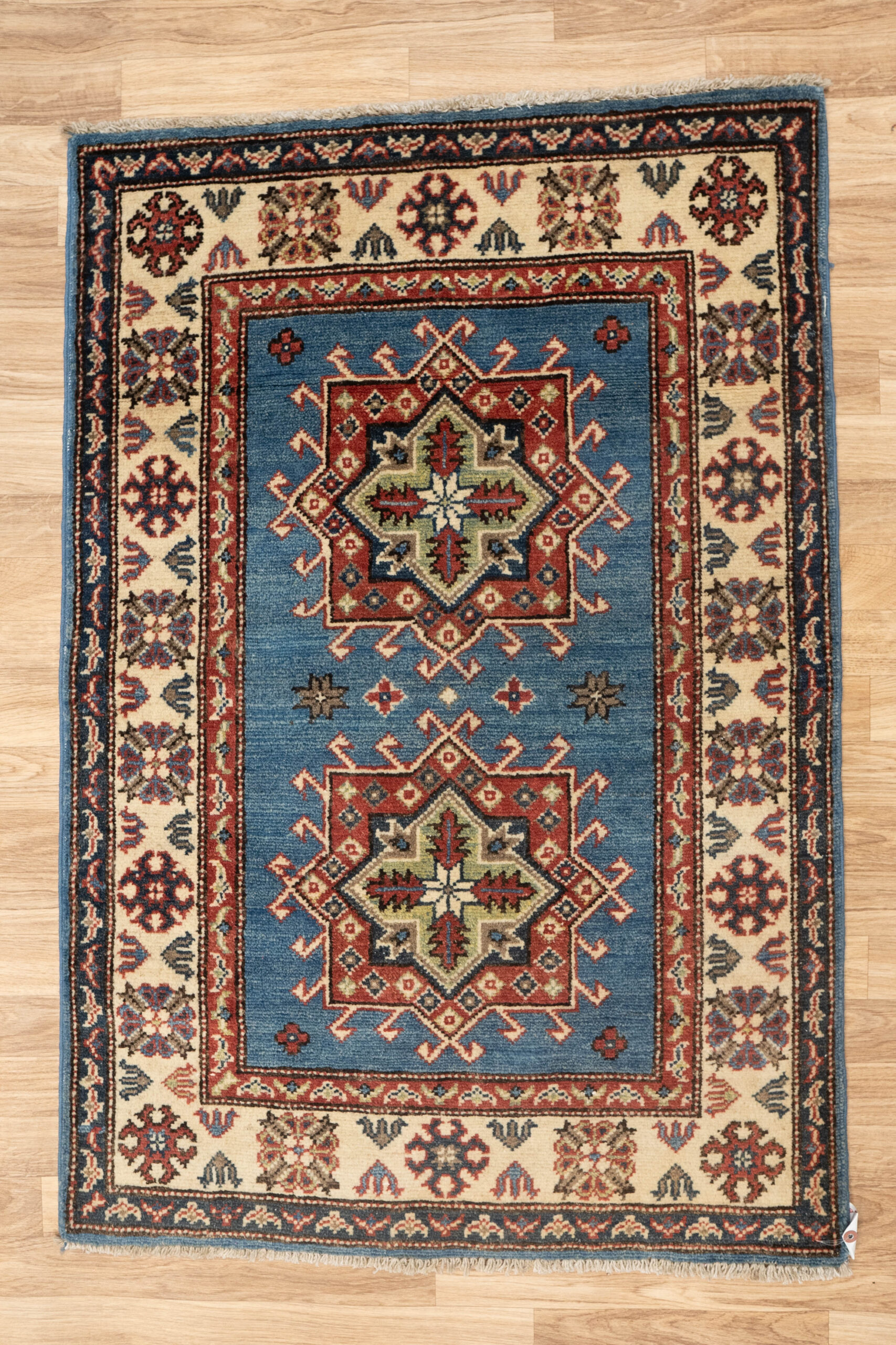 Kazak Wool Rug 2.7×4.1
