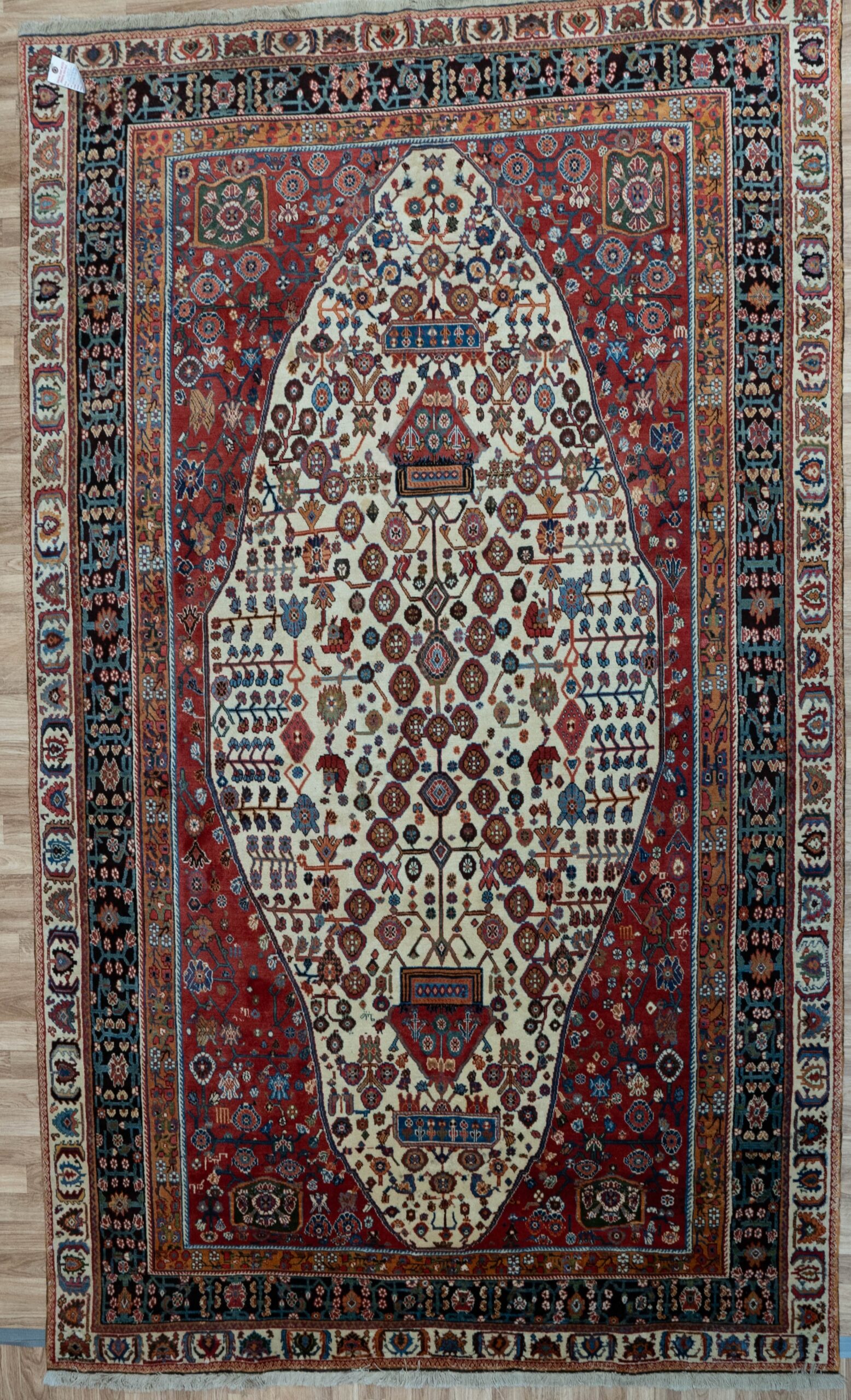 Tabriz Wool Rug 6’x9′