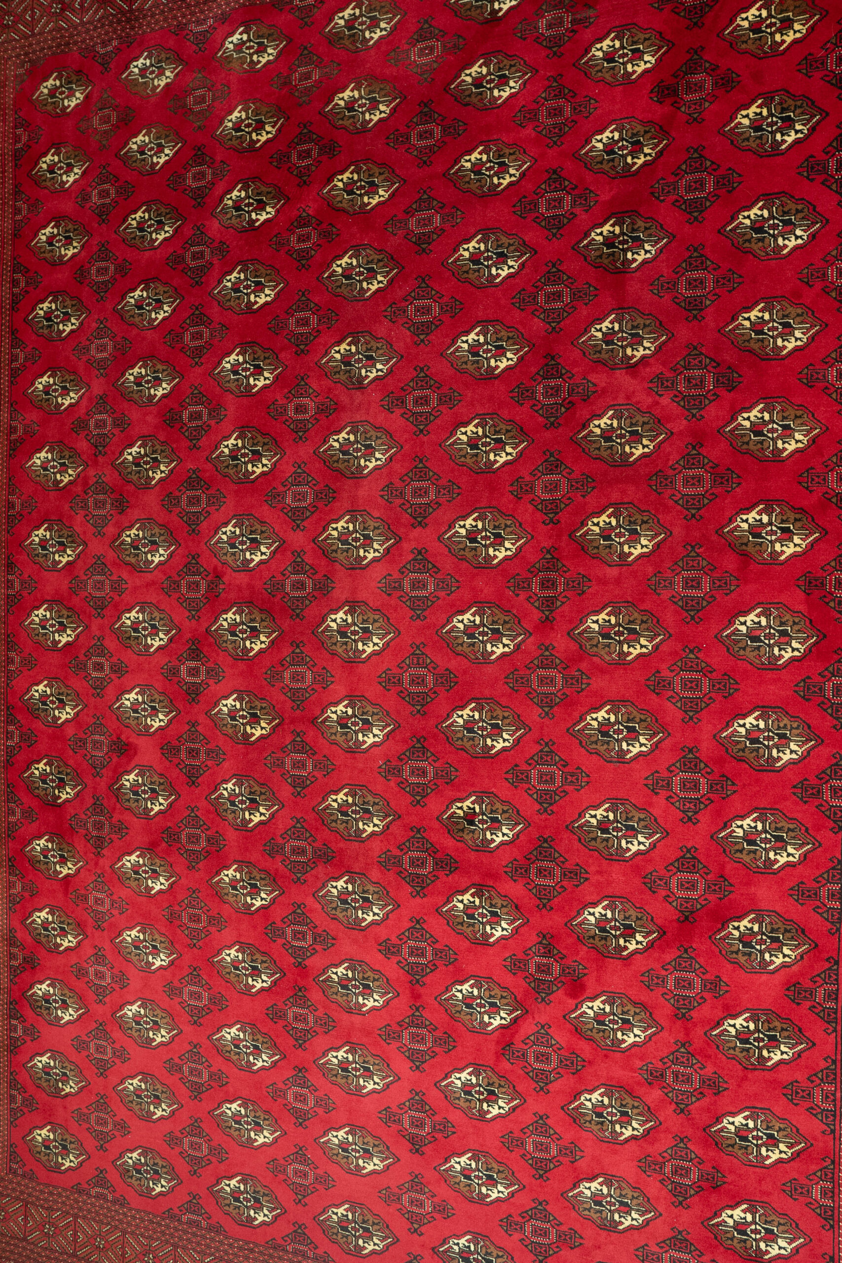 Turkmen Wool Rug 12.7×10.1