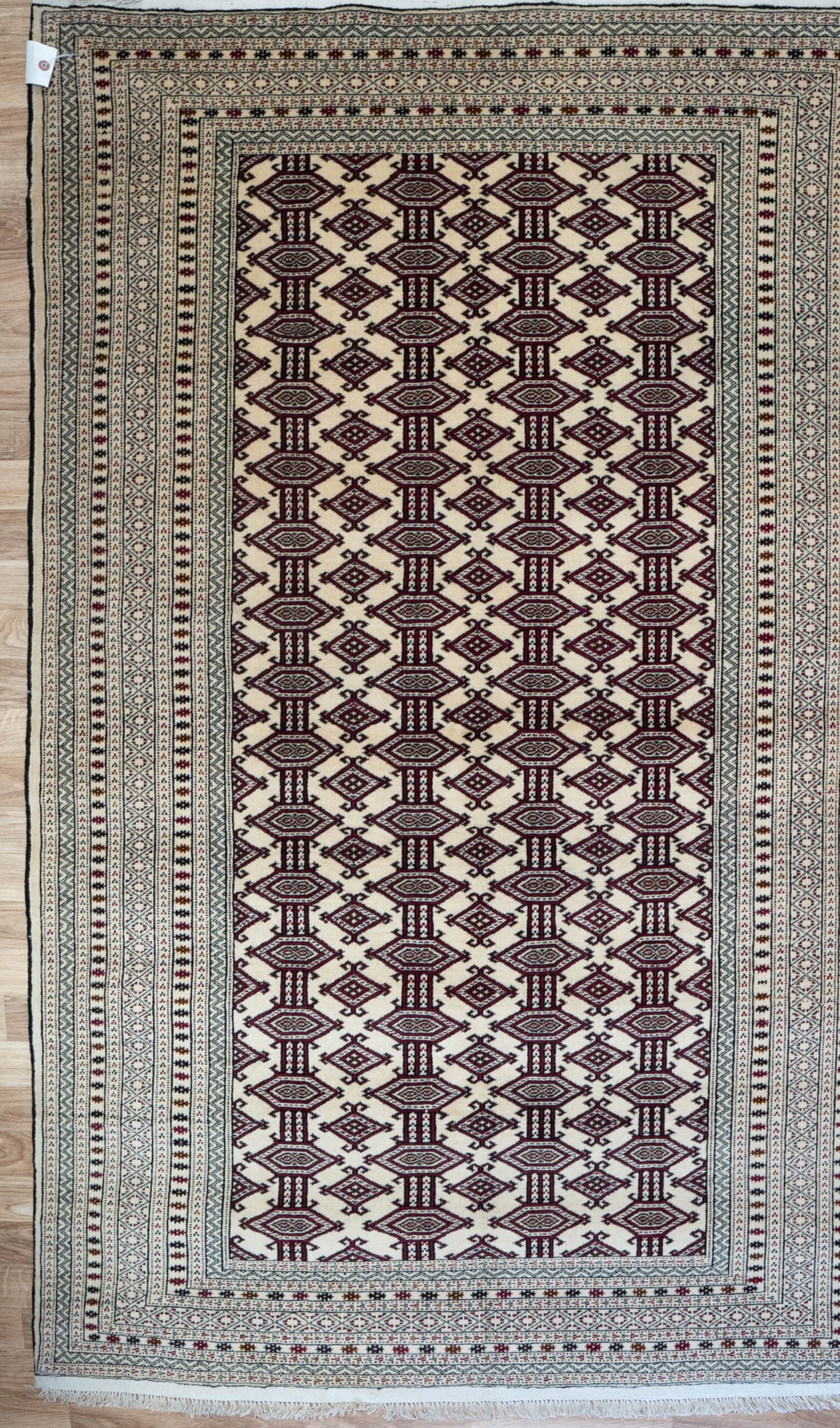Turkmen Silk Base Rug 4’x6.2′