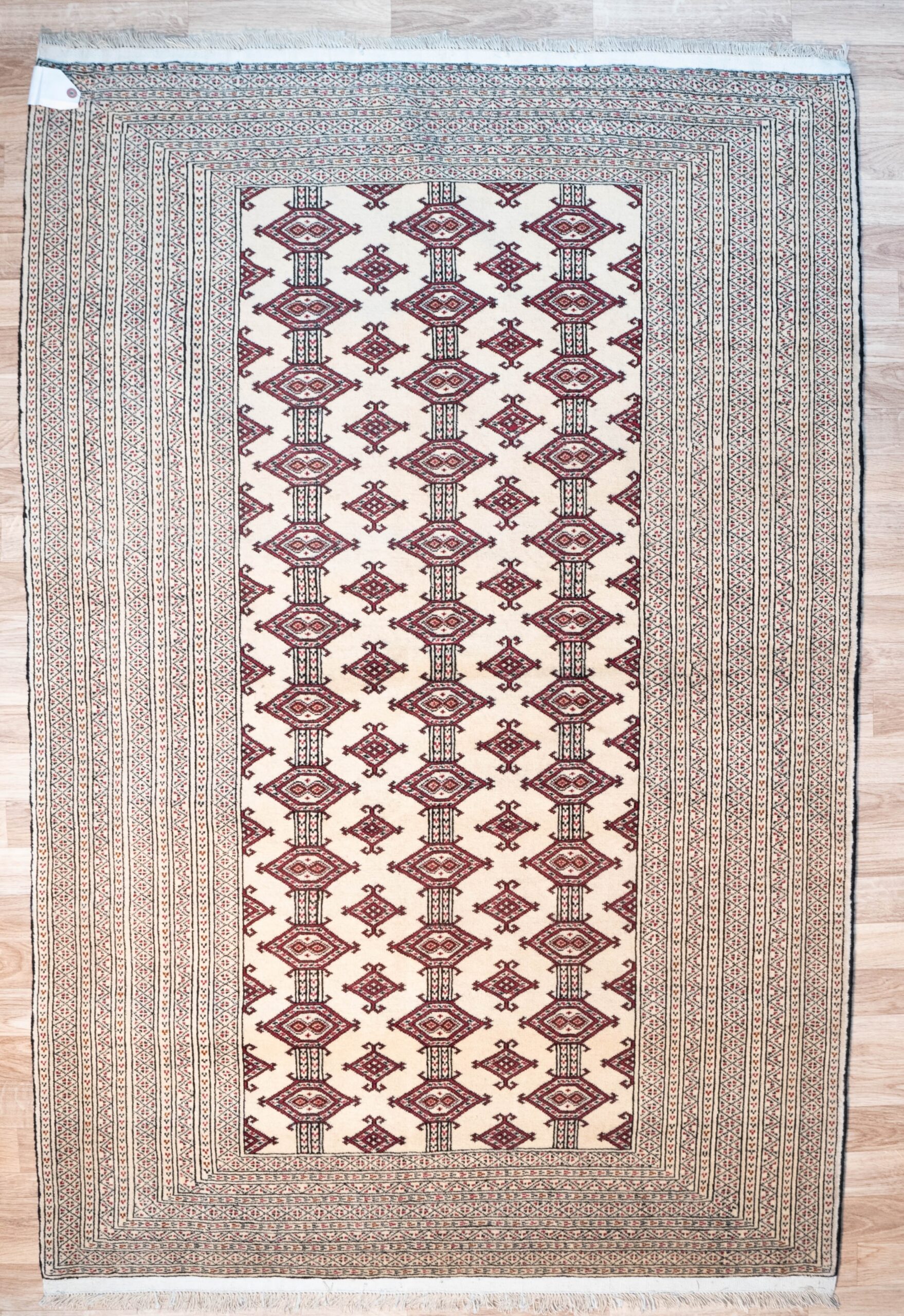Turkmen Silk Rug 4.1’x6′