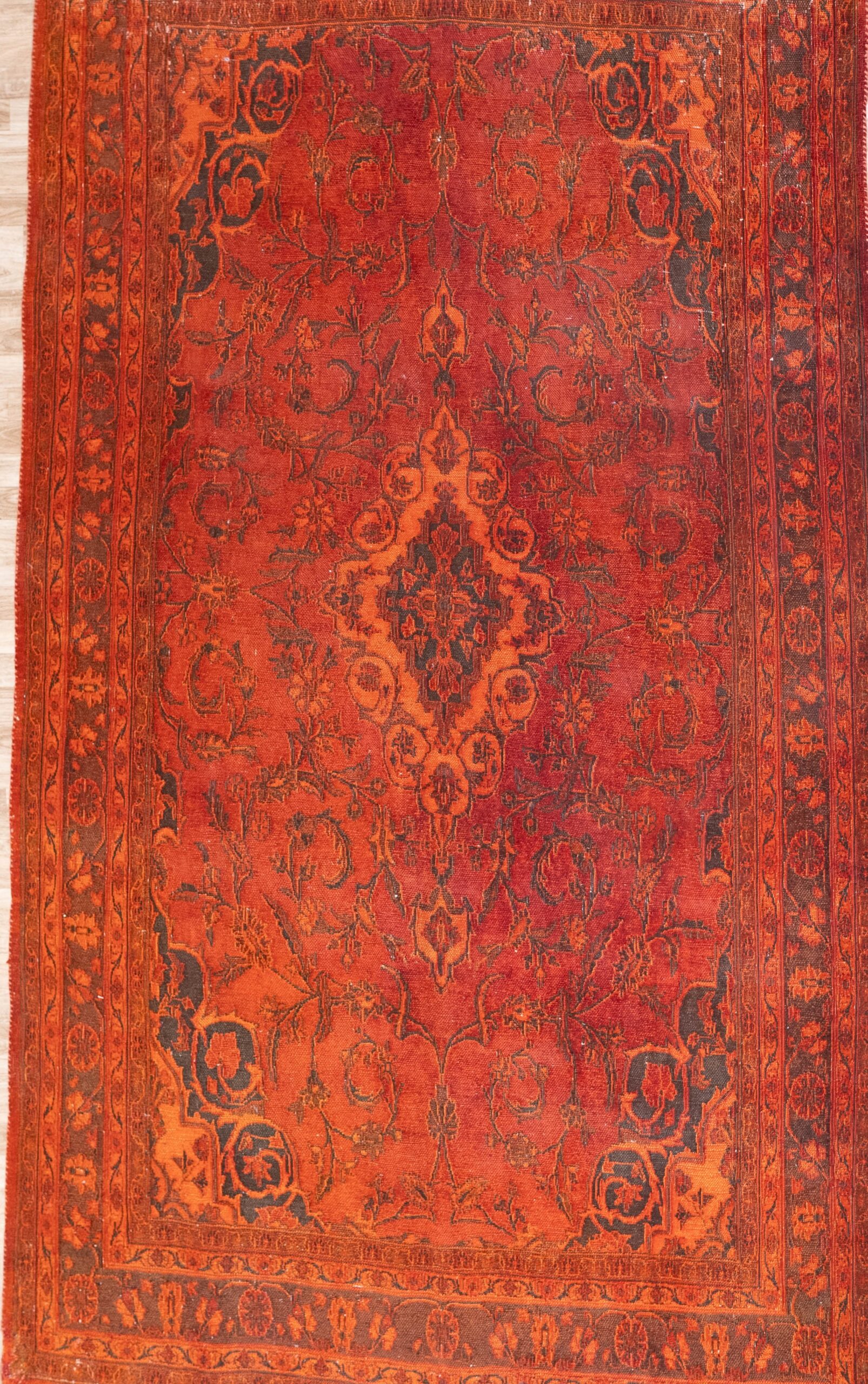 Overdyed Vintage Wool rug 7.0×10.0