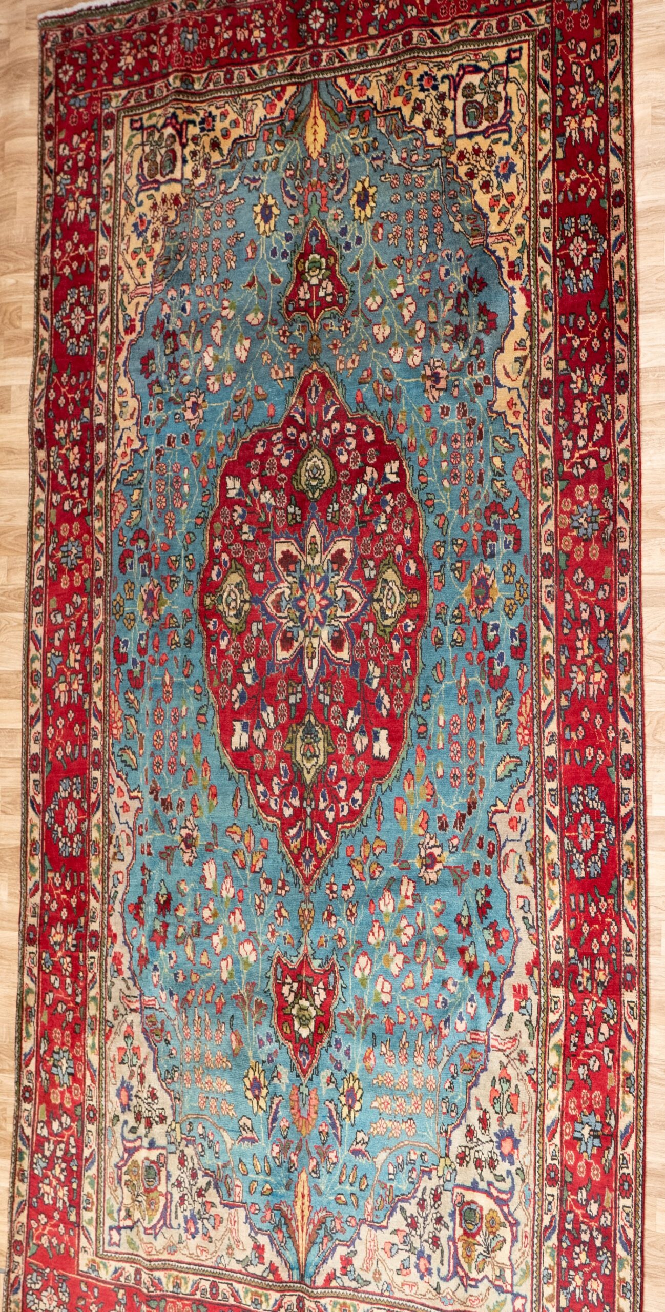 Tabriz Wool Rug 6.1×9.1