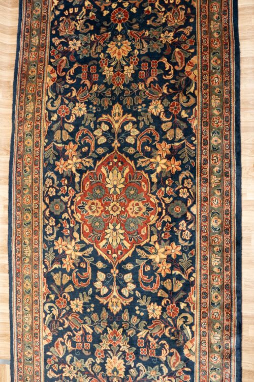 Afshar Wool Rug 13.8×5.0