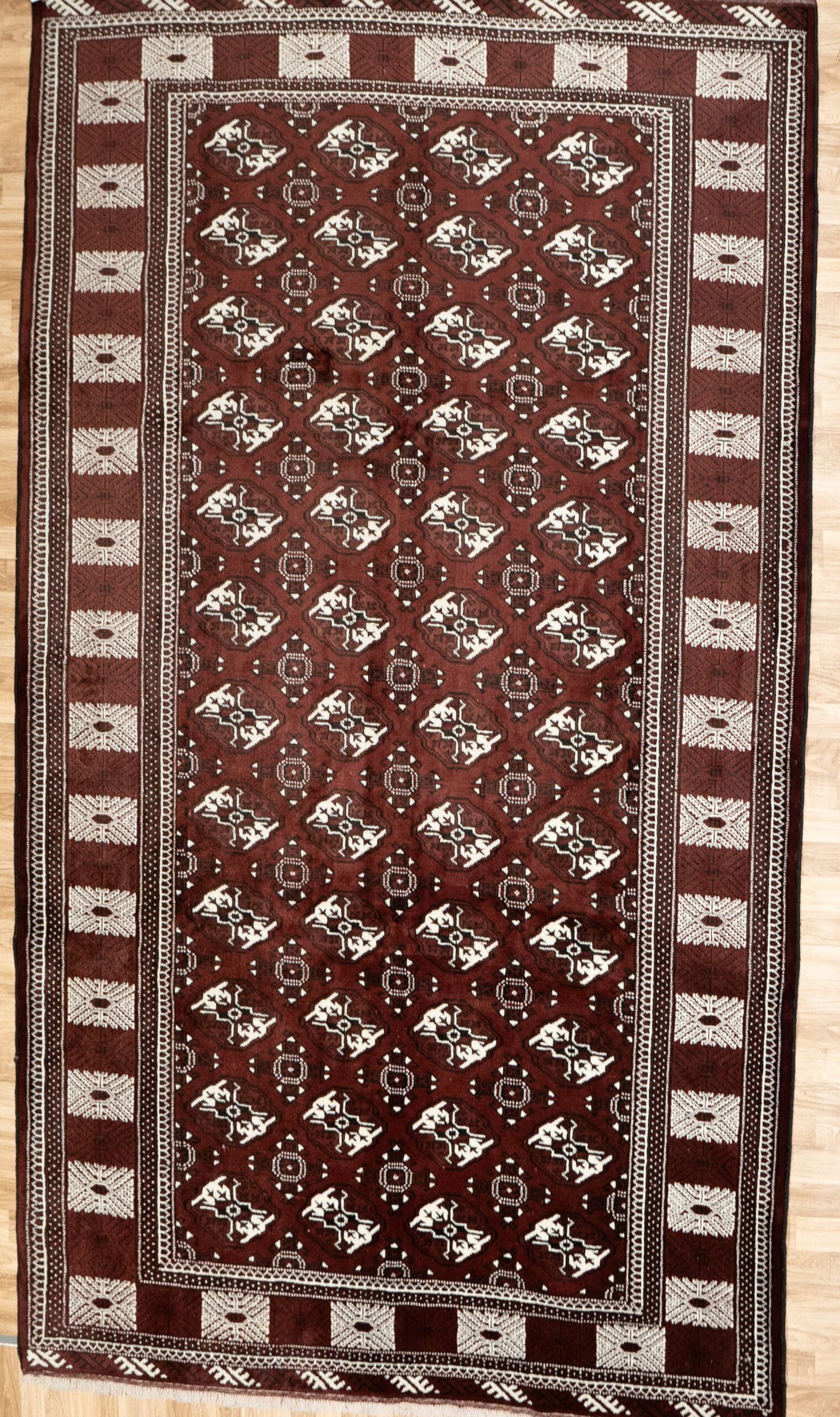 Turkmen Wool Rug 6.8×9.8