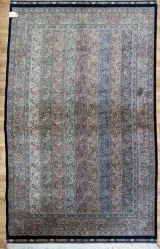 Qum Design Silk Rug 5'x7.7' Main View