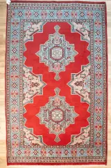 Bokhara Wool Pile 4.2'x6.4' View 1