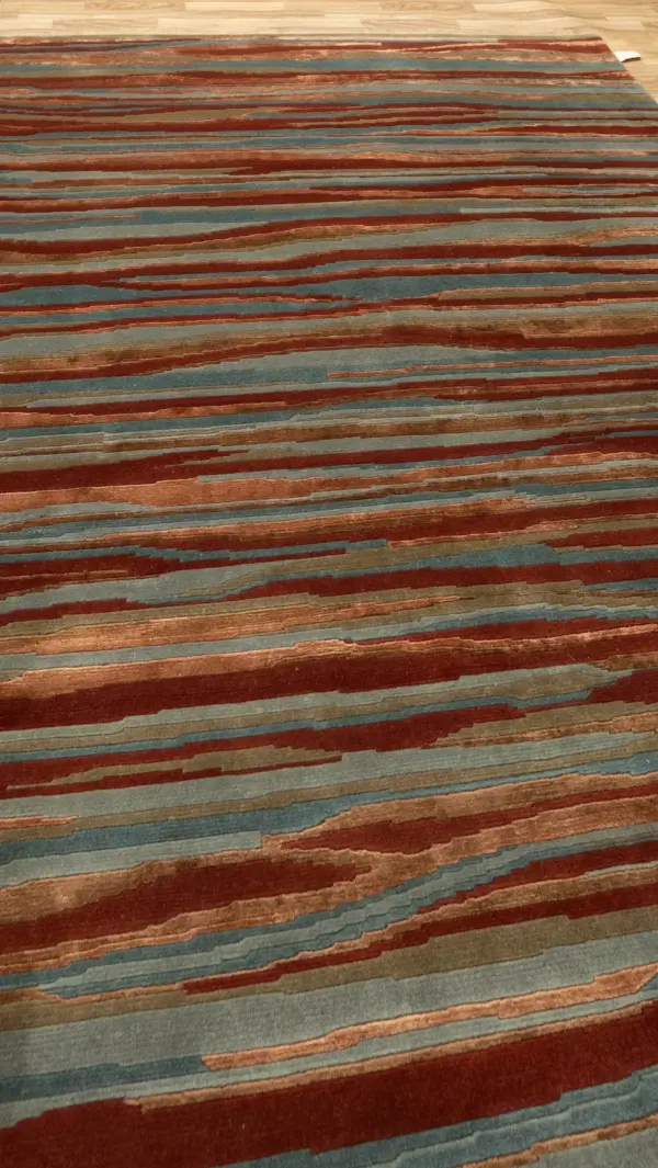 Tibet Wool Silk Rug 6.0 x 9.0'