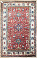 Kazak Wool Rug 6'x8' View 1
