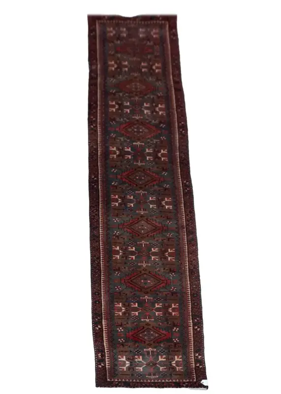 Heriz Wool pile Runner 2.4'x12.10'