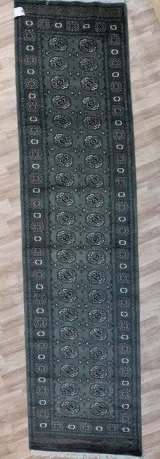 Bokhara Wool Rug 2.7x9.8 View 1
