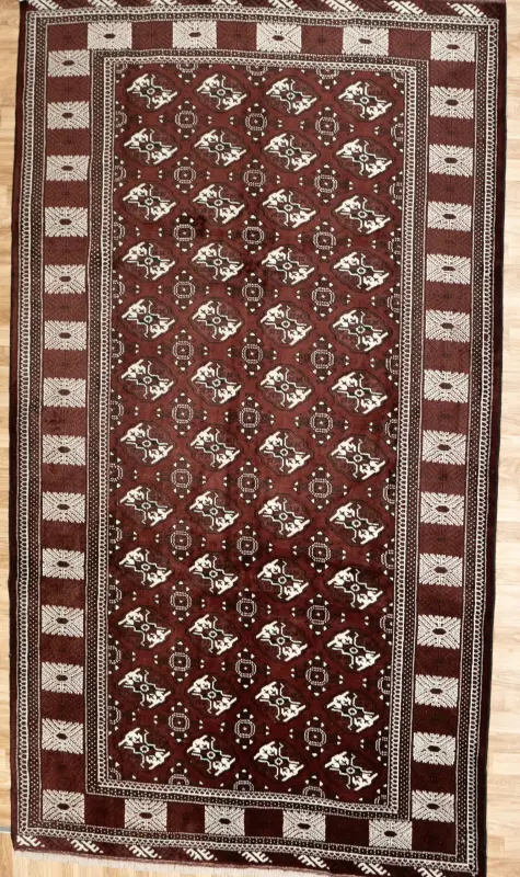 Turkmen Wool Rug 6.8x9.8