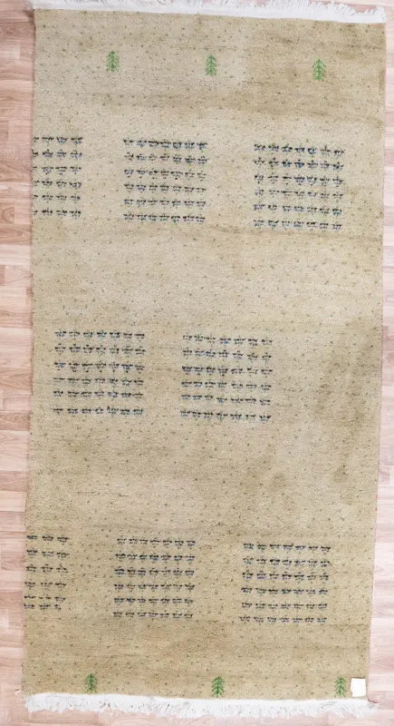 Gabbeh Wool Rug 4.0x6.0