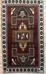 Qashqai Wool Rug 6'x9' Main View