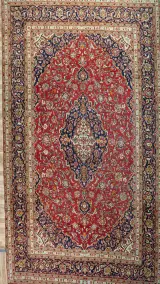Kashan wool Rug 9.5'x12.8' Main View