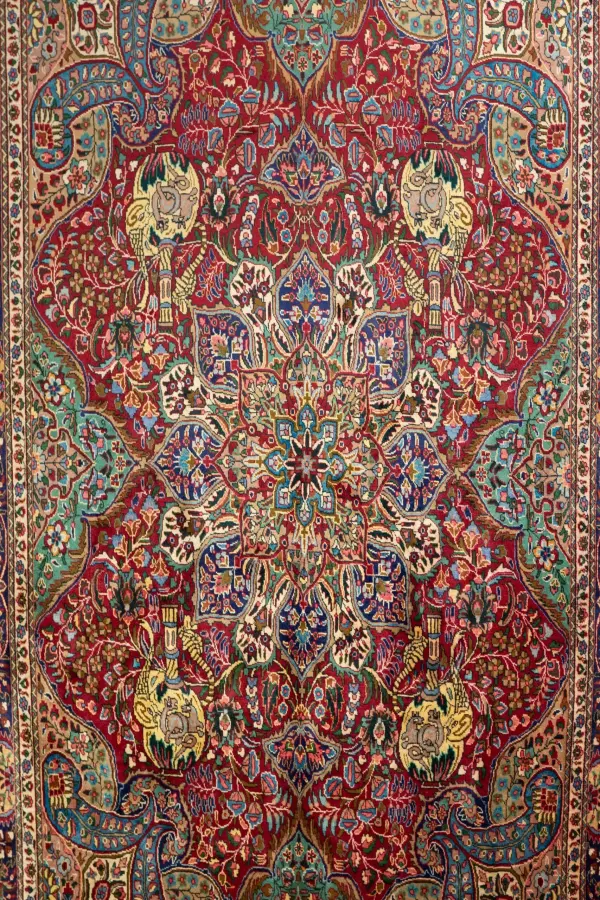 Tabriz Wool Rug 13.0x9.8