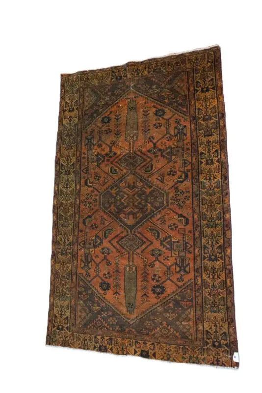 Vintage Hamadan Rug – 2.2 × 3.4 FT