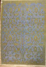 Overdyed Tabriz Wool Rug 7.4'x9' View 2