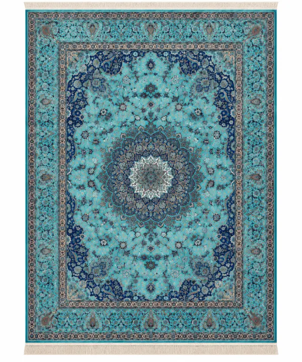 Luxury Qum Silk Handwoven Oriental Rug – 9'9" × 12'10"