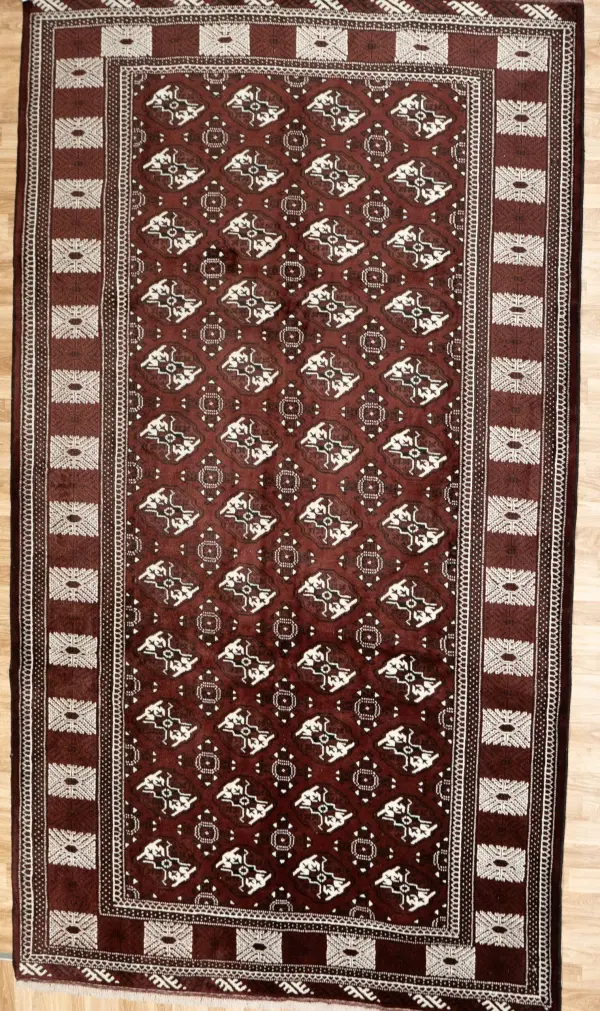 Turkmen Wool Rug 6.8x9.8