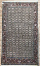 Moud Wool silk Rug 6.9'x9.9' View 1