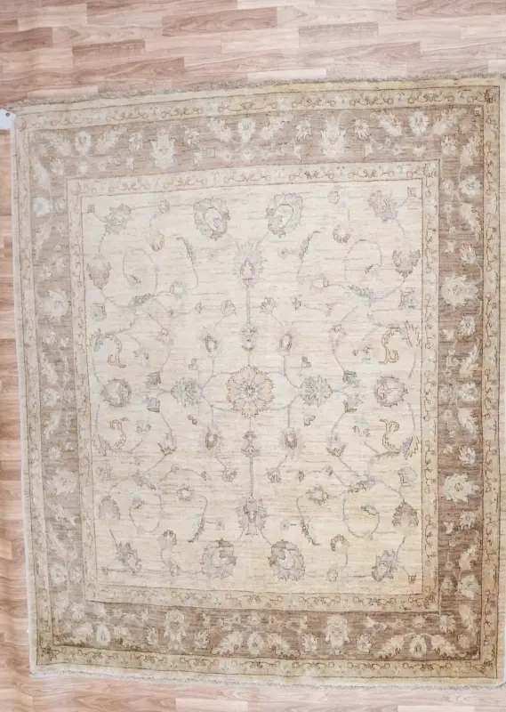 Chobi Wool Rug 6.1 x 6.1'