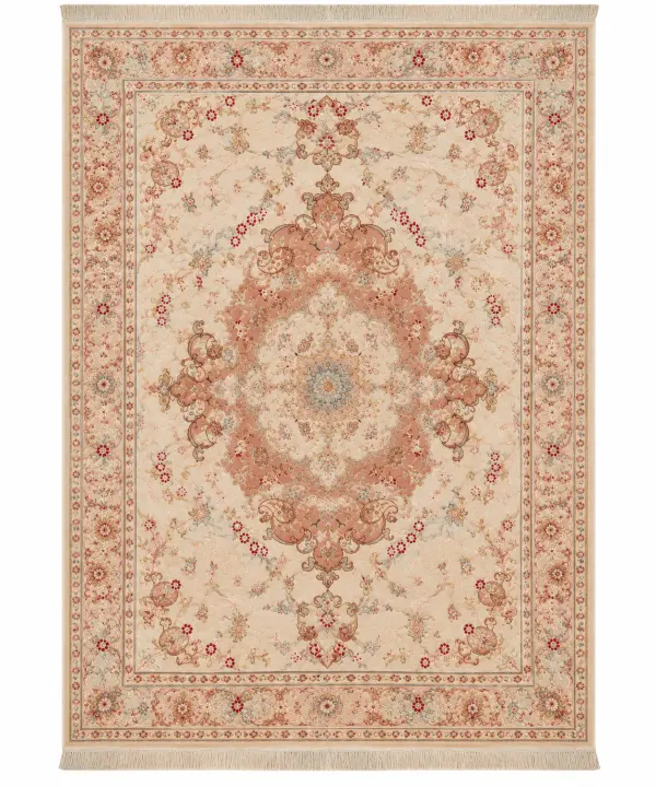 Luxury Tabriz Wool & Silk Handwoven Oriental Rug – 9'9" × 13'2"