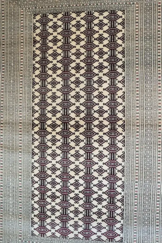 Turkmen Wool Rug 6.6x4.2