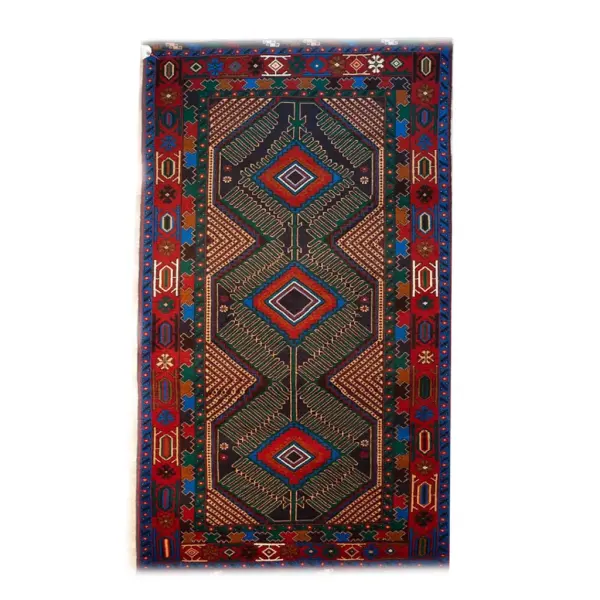 Baluch Wool Rug 3.7'x6.9'