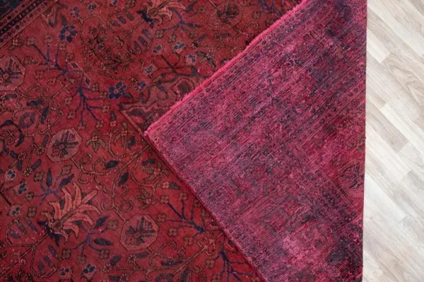 Vintage Overdyed Rug 7'x10' View 4