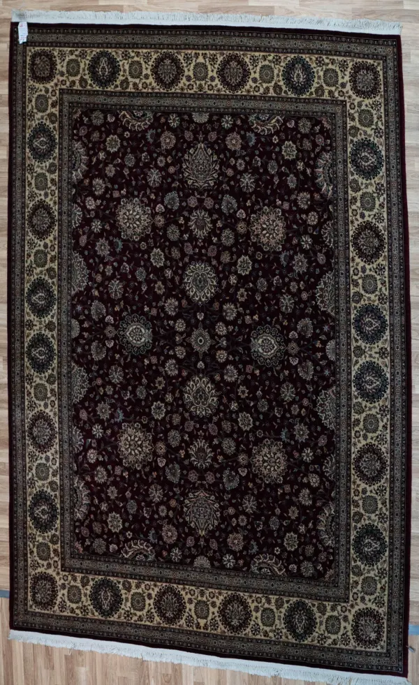 Kashan Wool Pile Rug 8'x10'