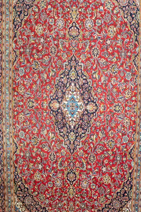 Kashan Wool Rug 9.8x12.8