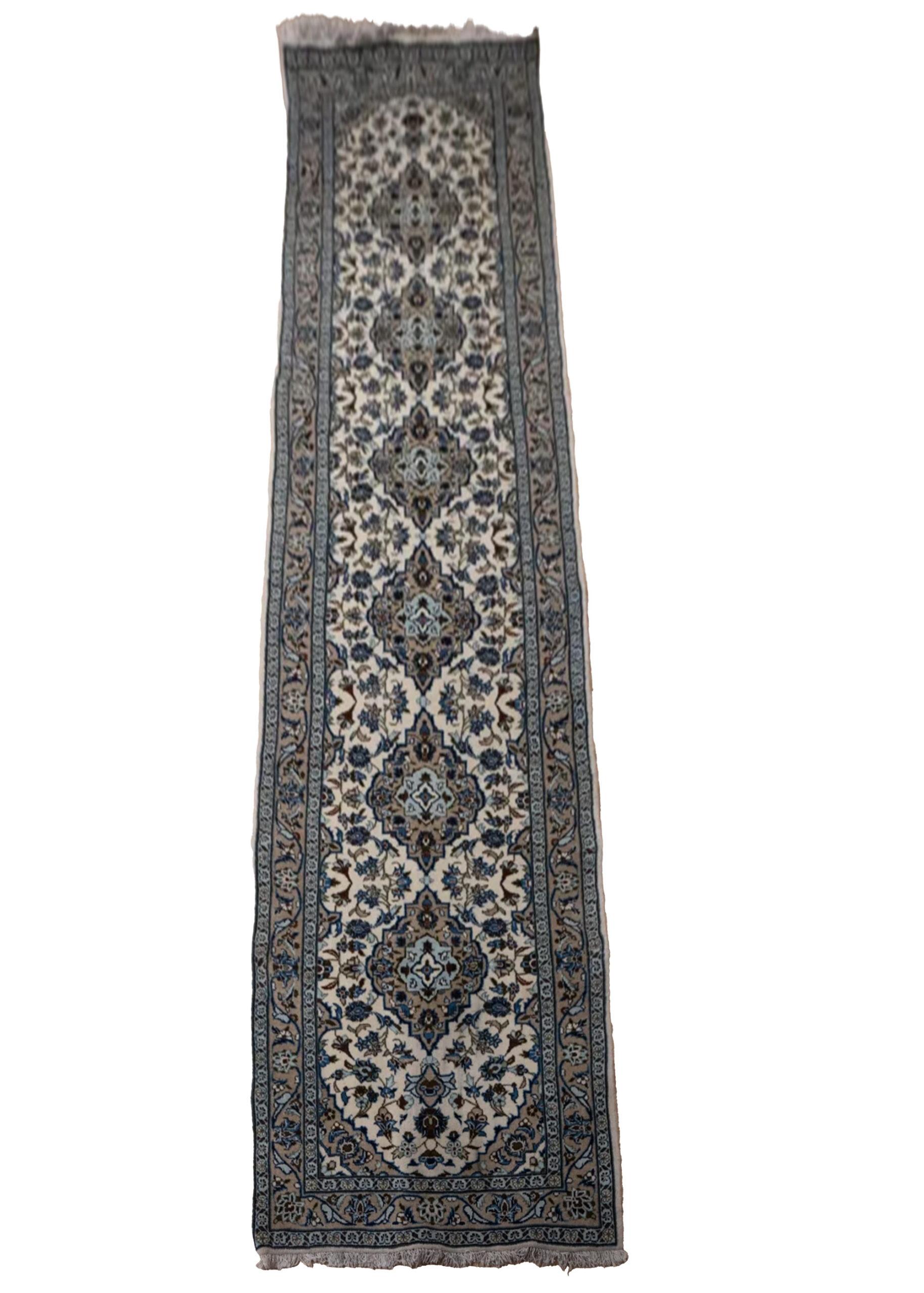 Kashan Wool Rug 3.0 x 13.0'