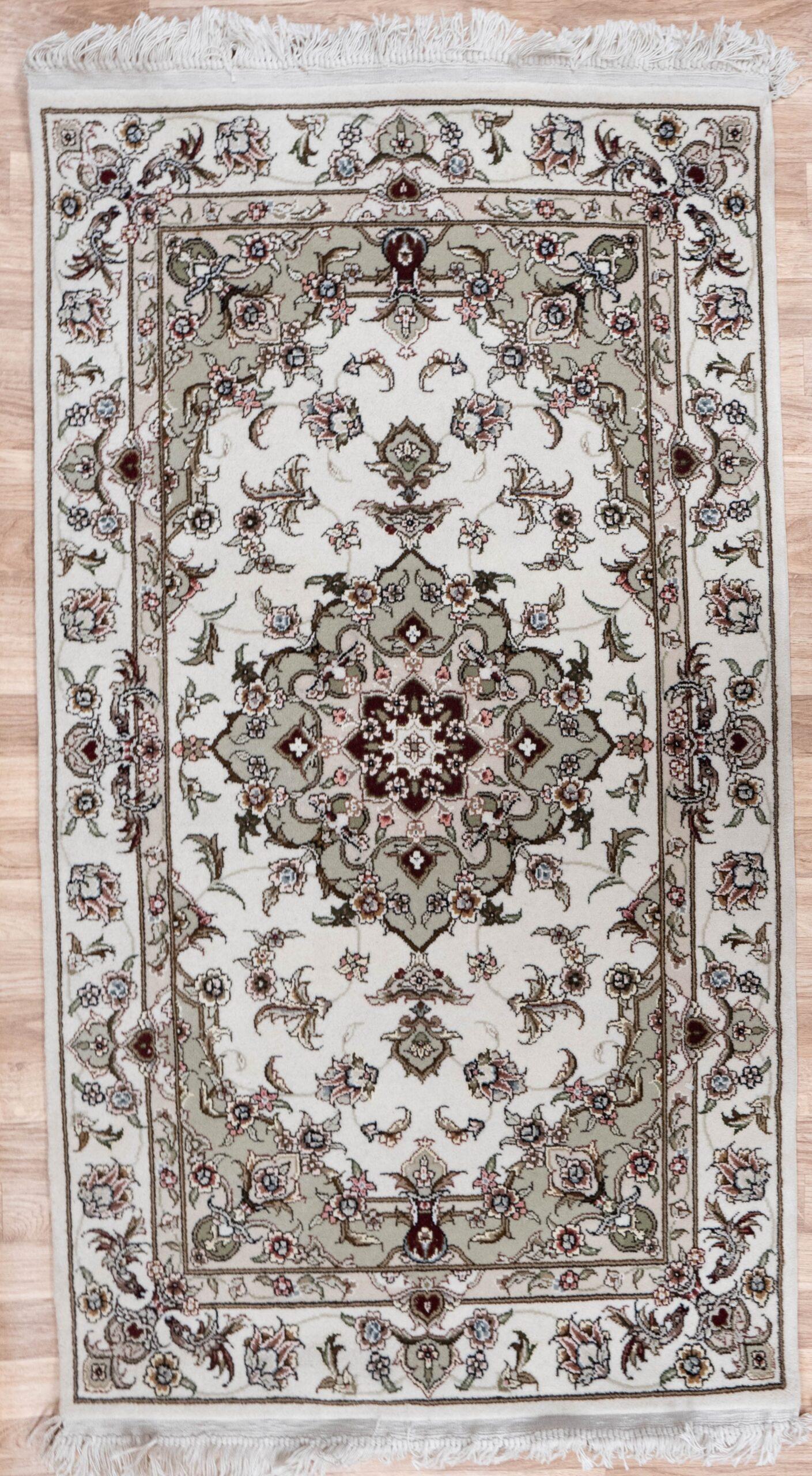 Kashan Wool Rug 3.0x5.0 View 1
