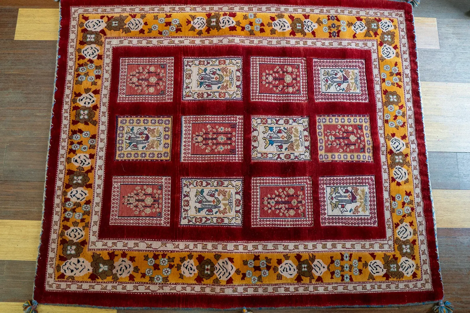Gabbeh Rug AR-3927 – Genuine Hand-Woven Wool Oriental Rug View 2