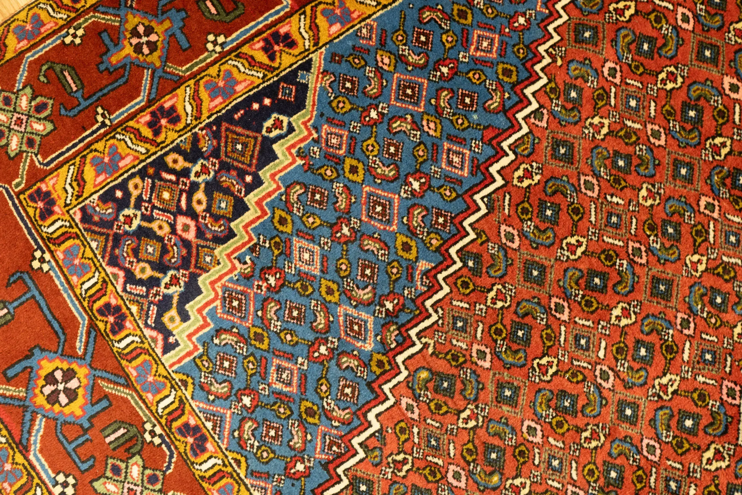 Ardabil Wool Rug 6.6x9.6 View 5