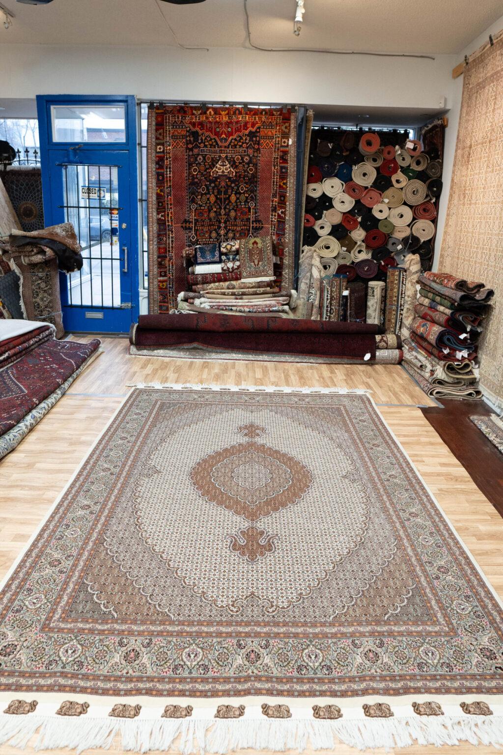 Tabriz Wool Rug 6.10x9.10 View 6
