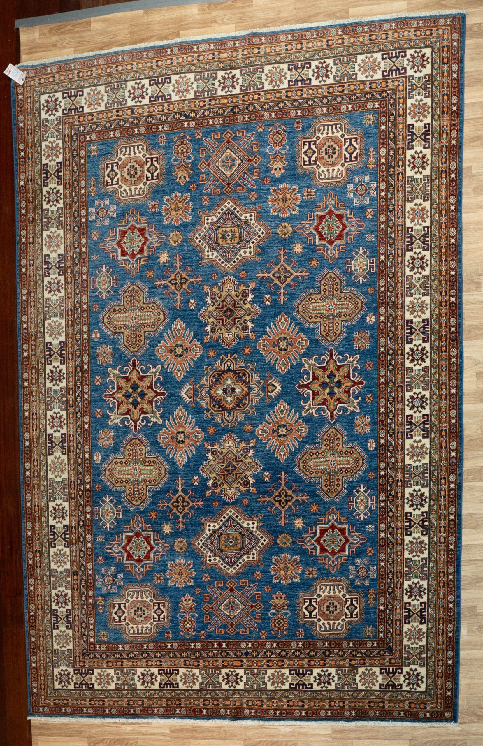 Kazak Wool Rug 8'x10' View 1