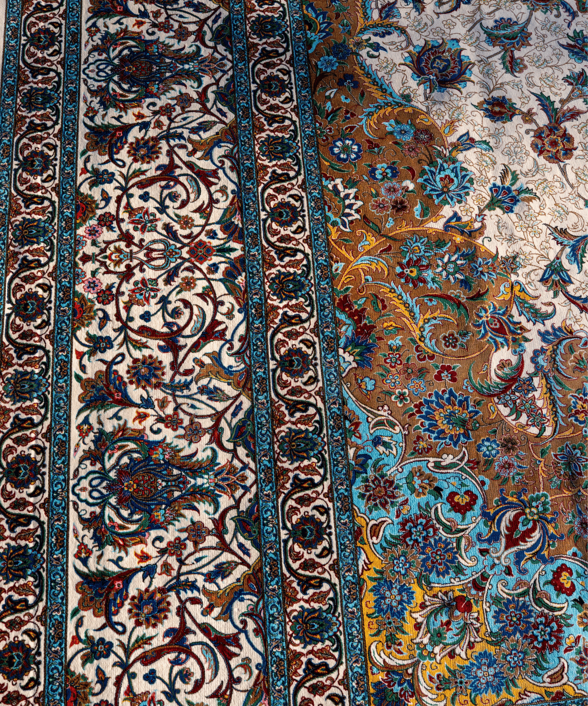 Luxury Qum Silk Handwoven Oriental Rug – 9'8" × 12'8" View 8