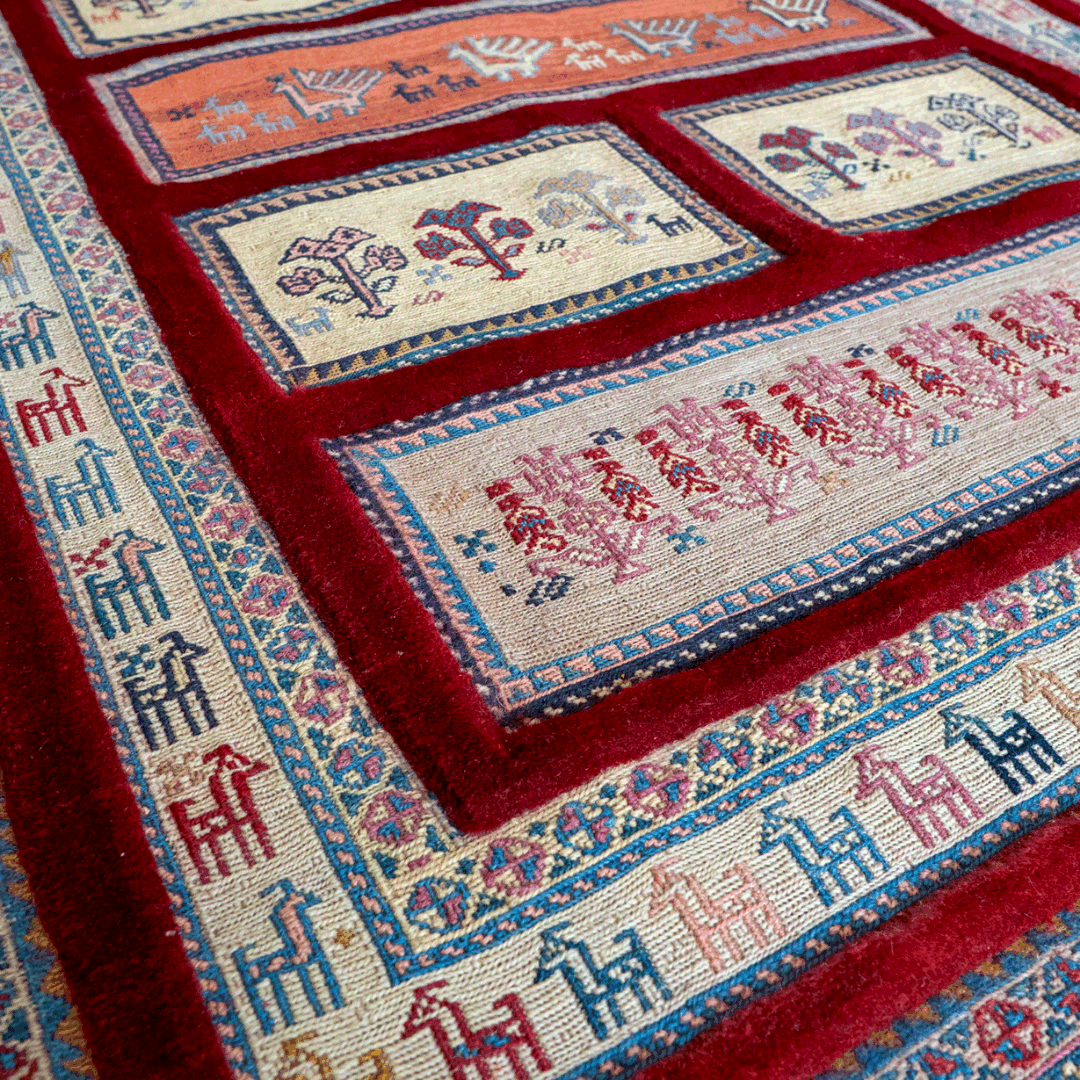 Kilim Rug 3923 – Genuine Hand-Woven Wool Oriental Rug View 4