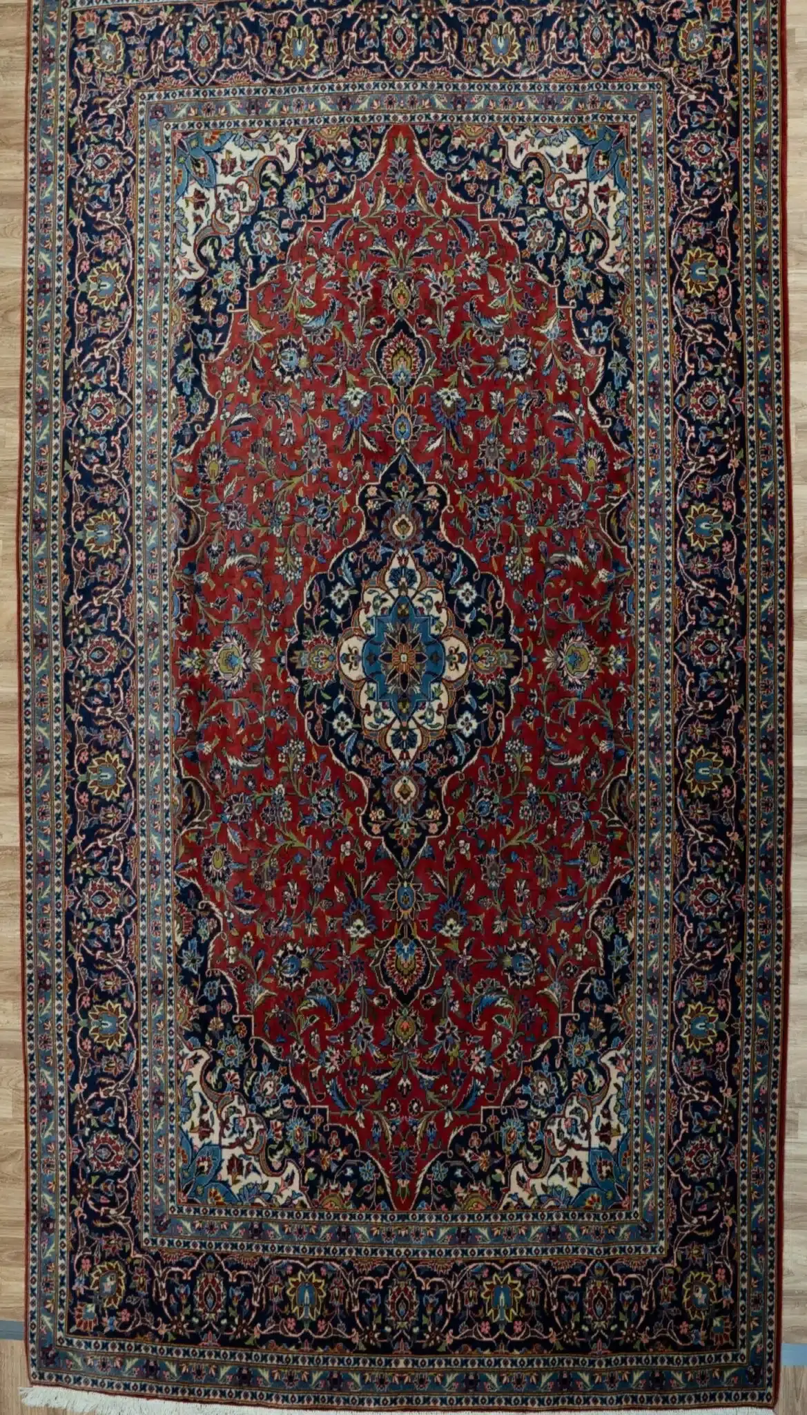 Kashan Wool Rug 6.10'x10.2'
