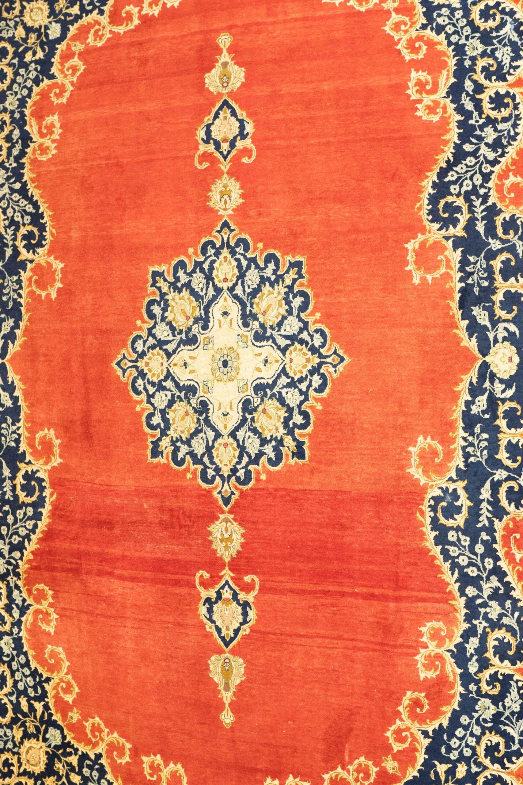 Kashan Wool Rug 11.5x8.2 View 4