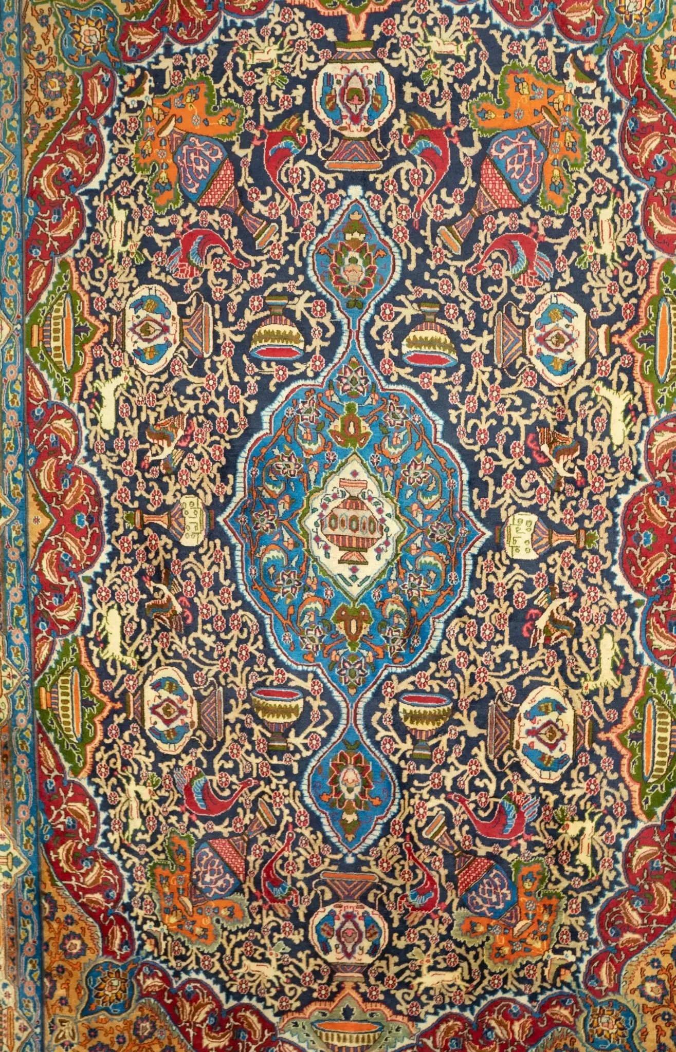 Kashamar Wool Rug 9.8 x 12.9