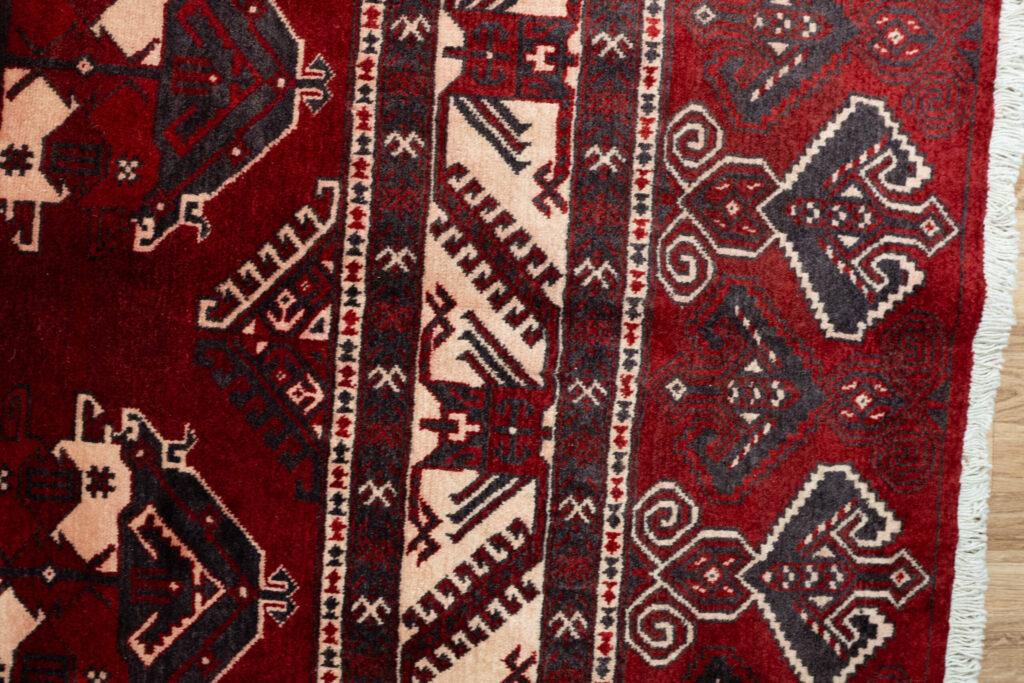 Turkmen Wool Rug 11.8x7.10 View 3