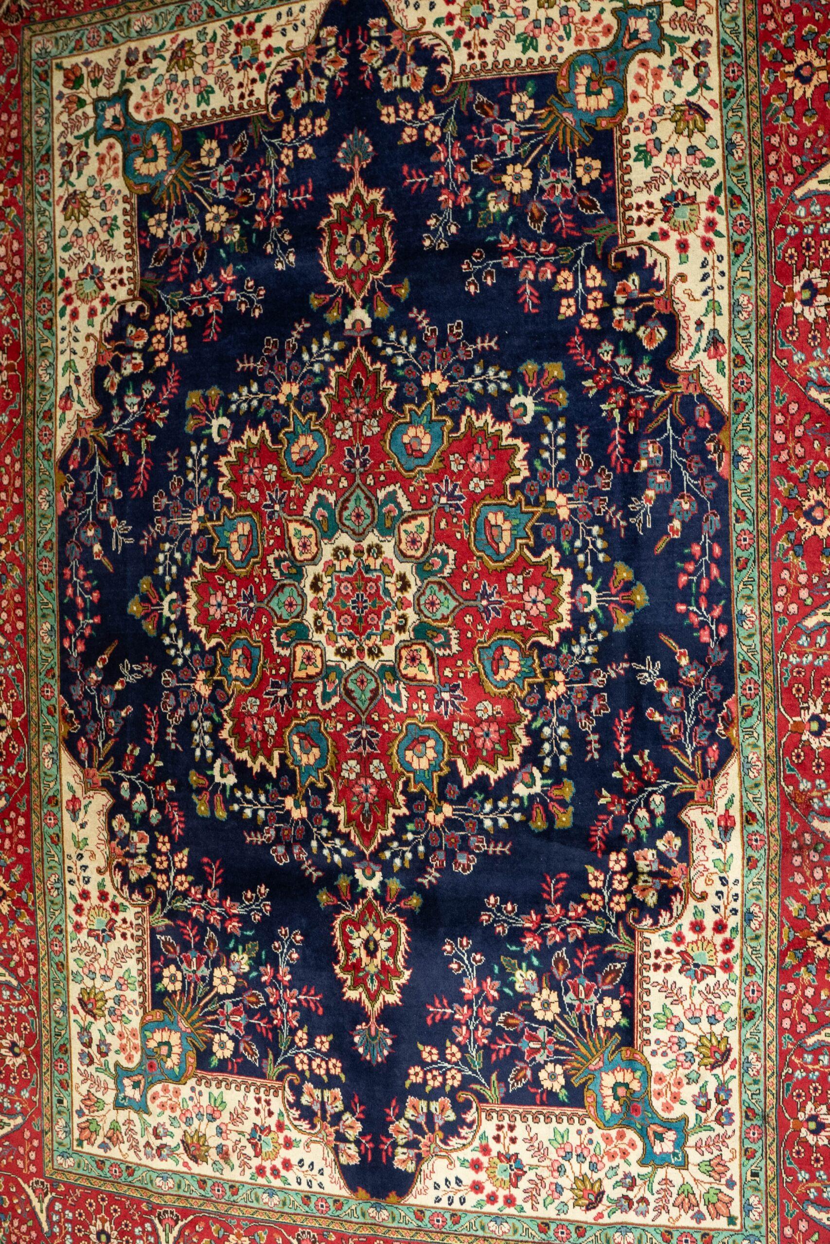 Tabriz Wool Rug 12.8x9.5