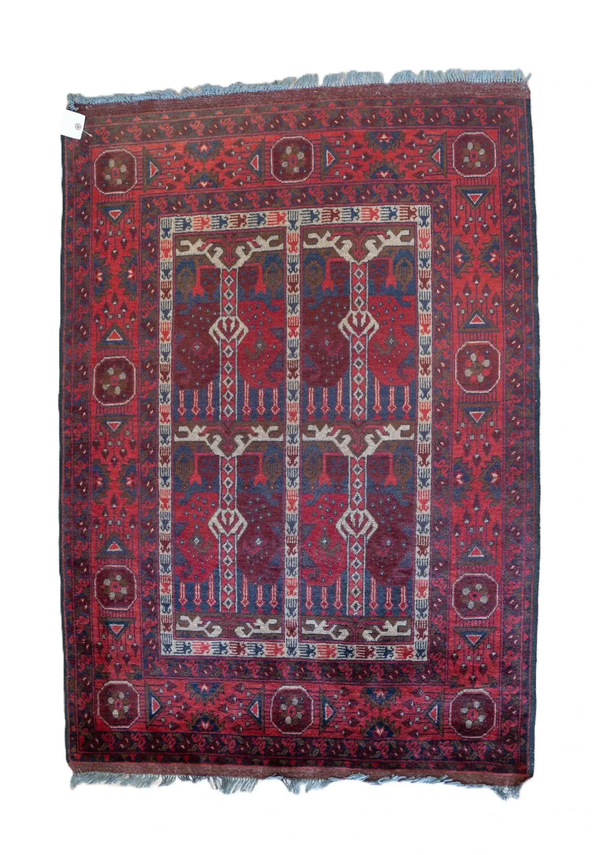 Khal Mohammadi Wool Rug 3.5'x5.0'