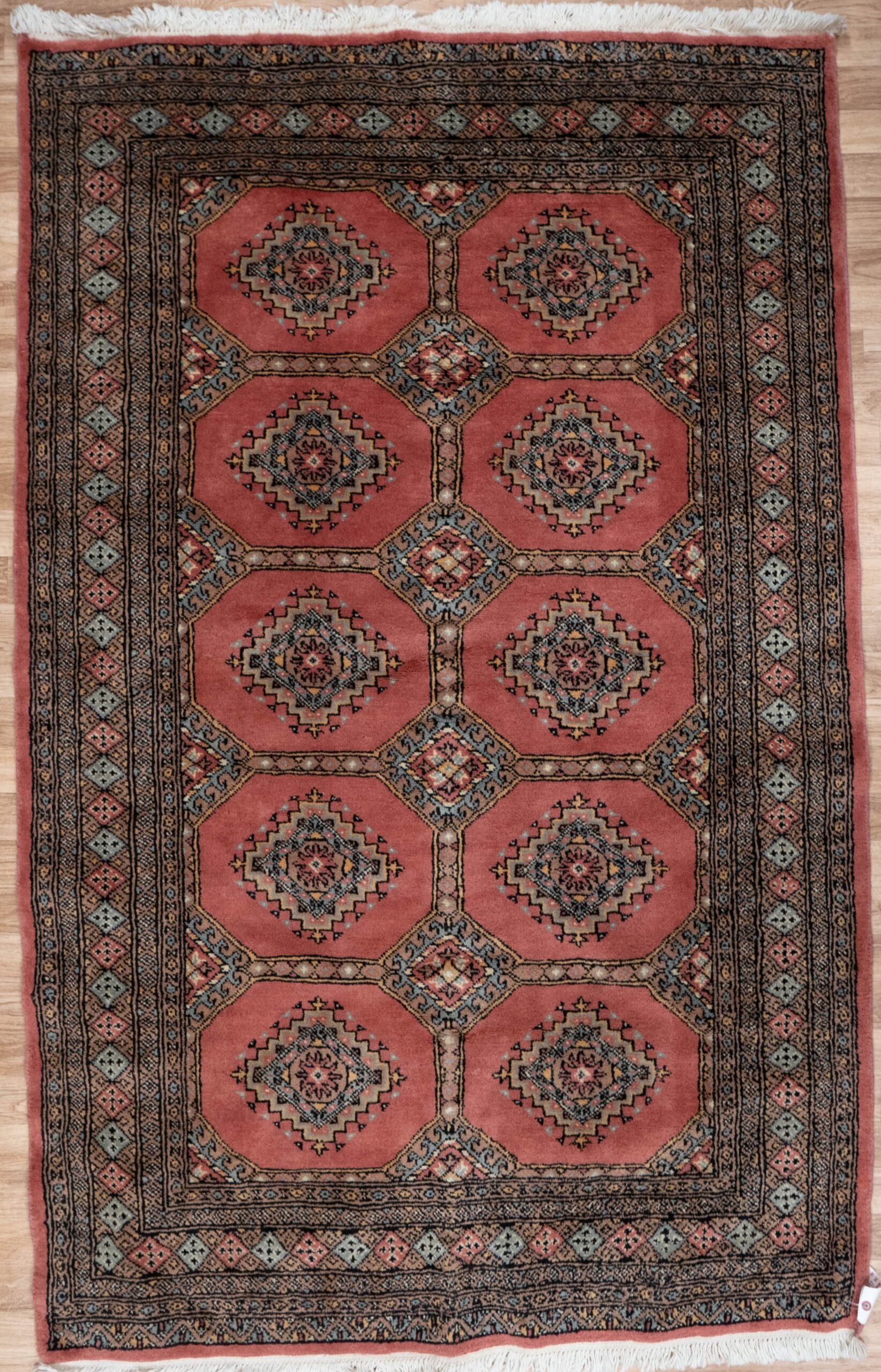 Bokhara Wool Rug 4.8x6.2 View 1
