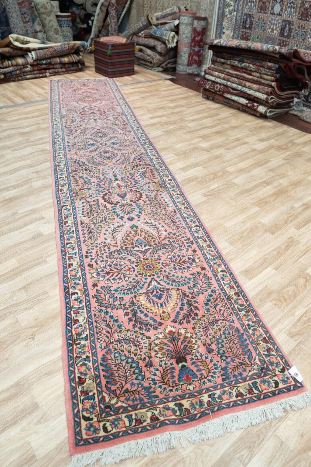 Sarouk Wool Runner 2.8x13.5 View 1