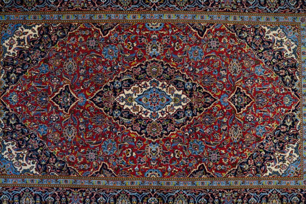 Kashan Kurk Wool Rug 4.10'x7' View 2